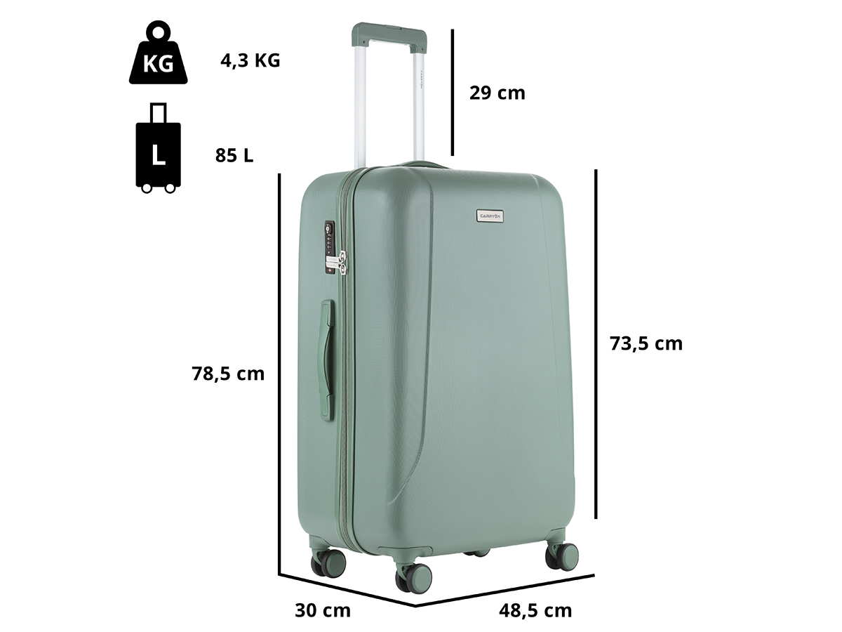CarryOn Skyhopper 78 cm reiskoffer - Olive