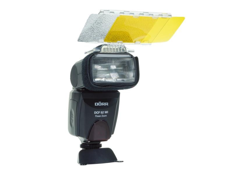 Dörr Blitzdiffusor CFK-30 Farbfolien Universal Farbfolien-Set für Aufsteckblitze