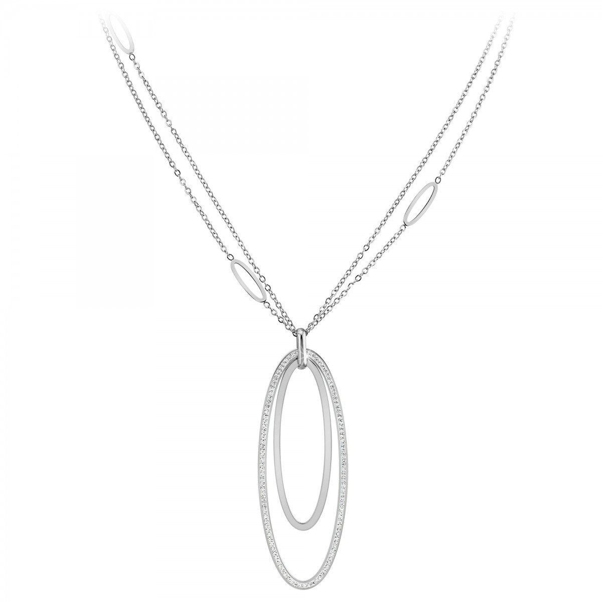 Collier SC Crystal orné de Cristaux scintillants