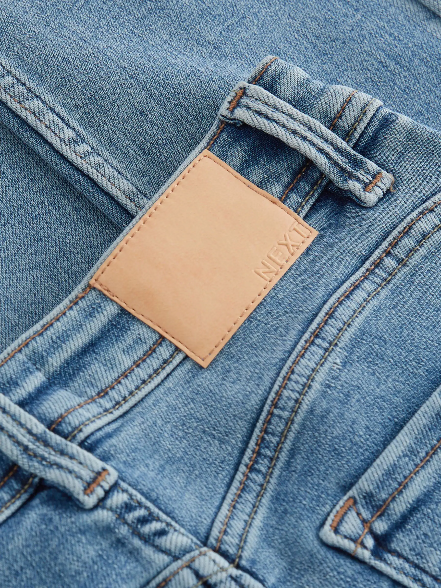 Lichtblauw - Superzachte slim-fit jeans