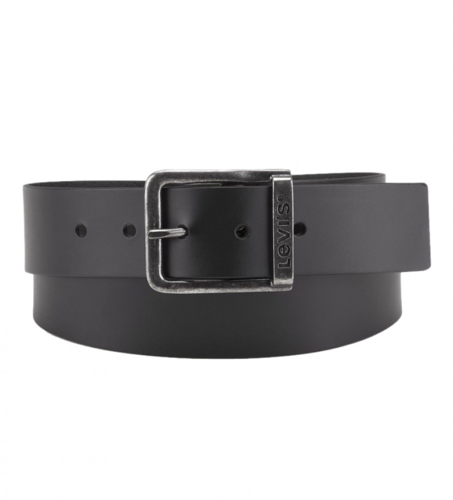 Cinto de couro preto Levi's Alderpoint