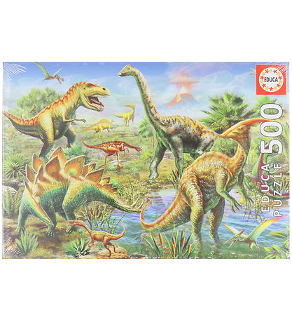 Educa Puzzlespiel - 500 Teile - Jurassic Spielplatz