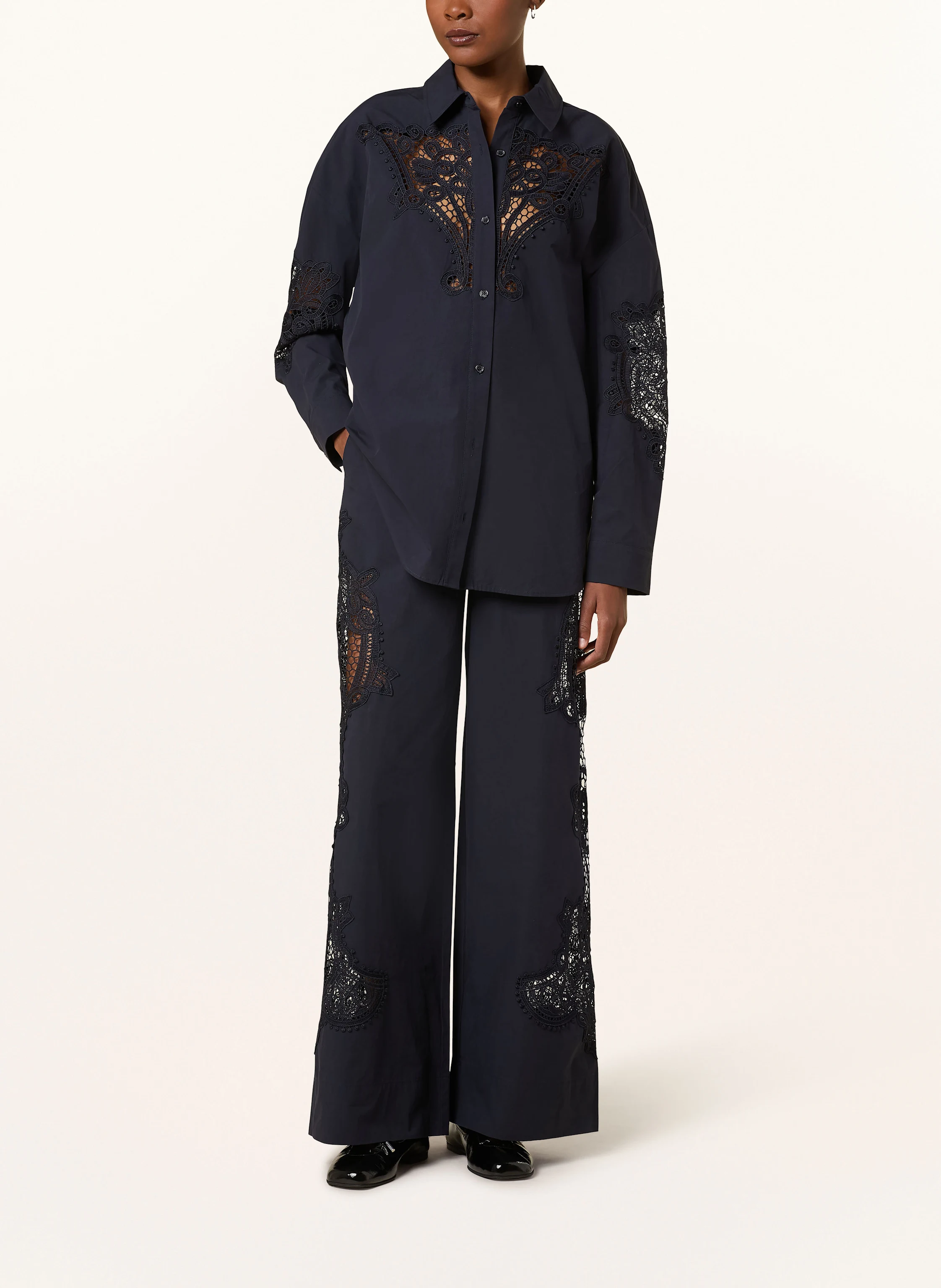 ESSENTIEL ANTWERP Marlenehose HACE mit Spitze
