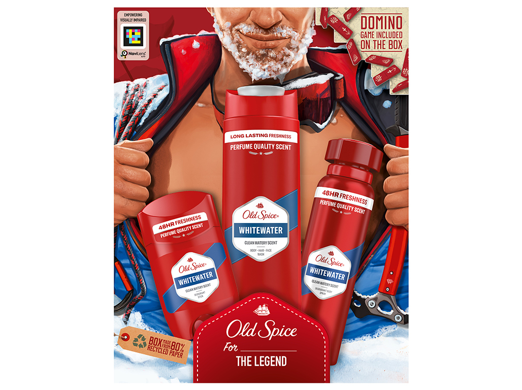 CONJUNTO OLD SPICE WHITEWATER STICK SPRAY GEL