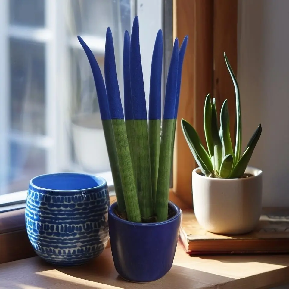 Afrikaanse Speerplant - Sansevieria cylindrica - Hoogte 20-40cm - Pot 9cm