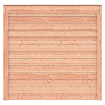 Tuinhuis Douglas hout Zweets rabat onbehandeld 255 x 255 cm