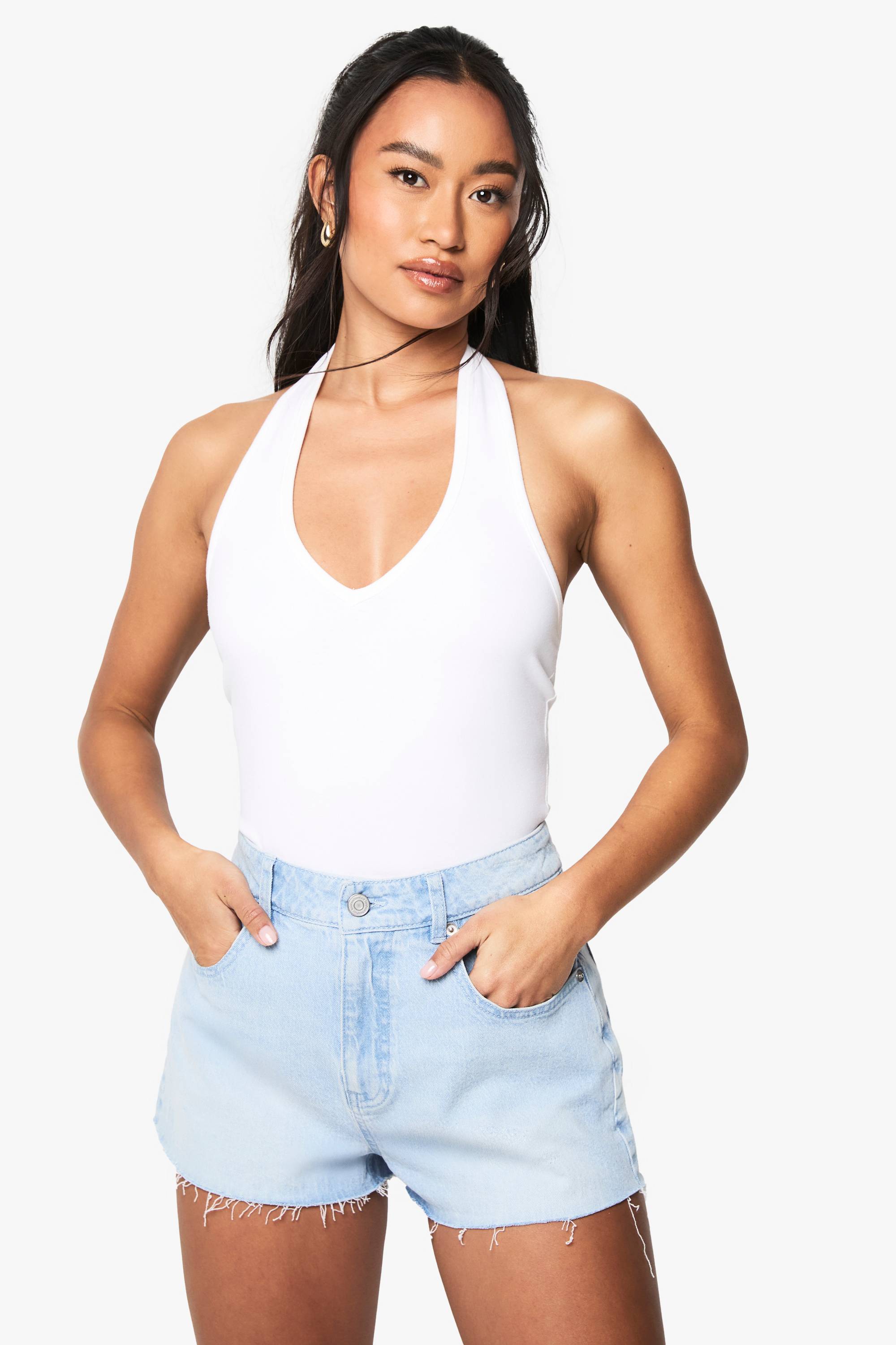 boohoo Denim Mini Short