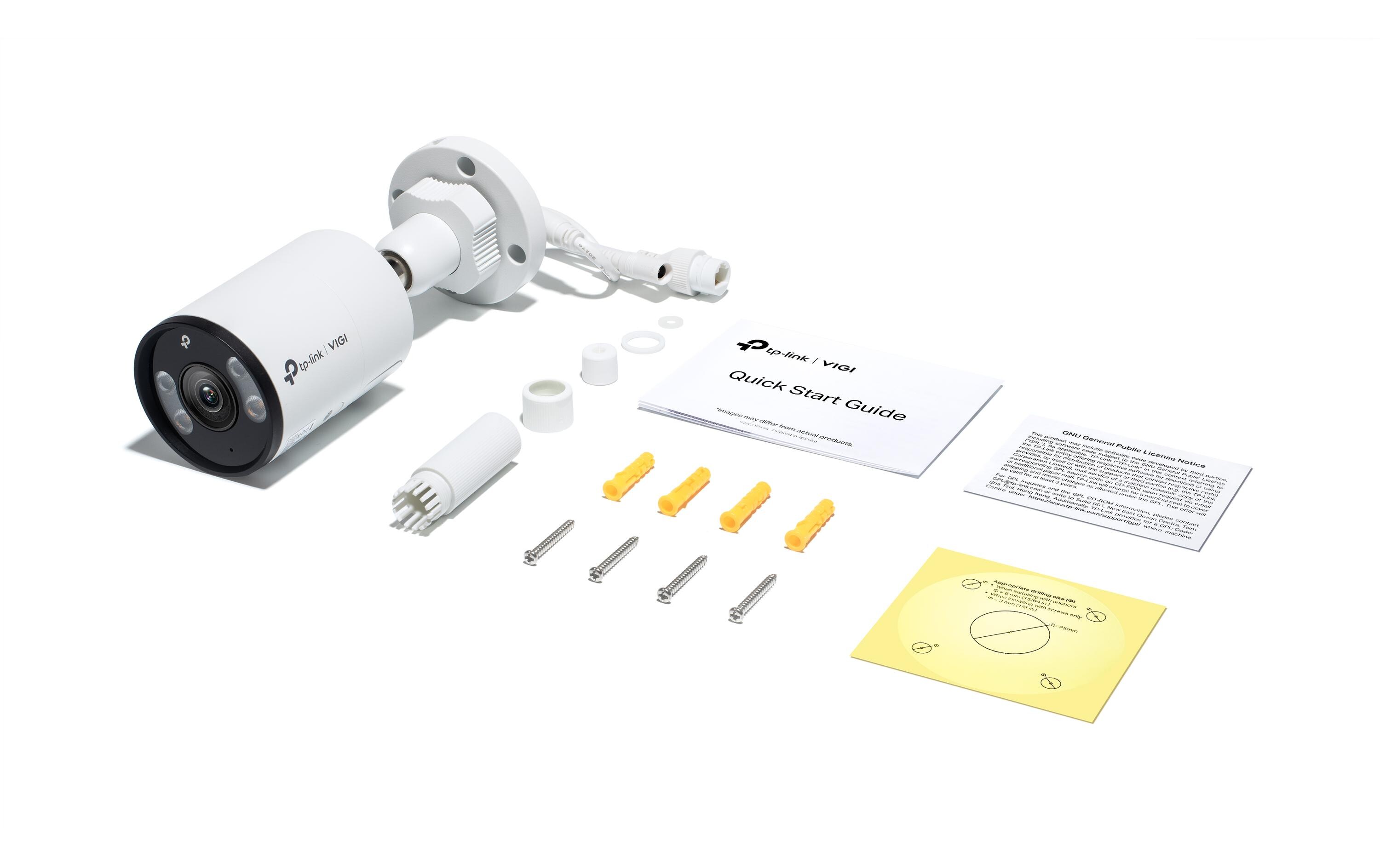 Netzwerkkamera VIGI C385 4 mm<br>VIGI 8MP Outdoor-Vollfarb-Bullet-Netzwerkkamera