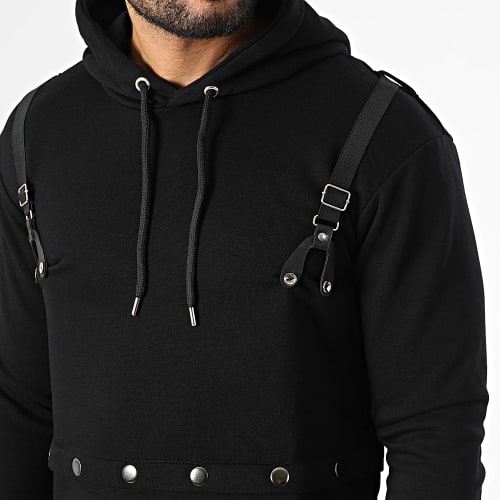 Sweat Capuche F693 Noir