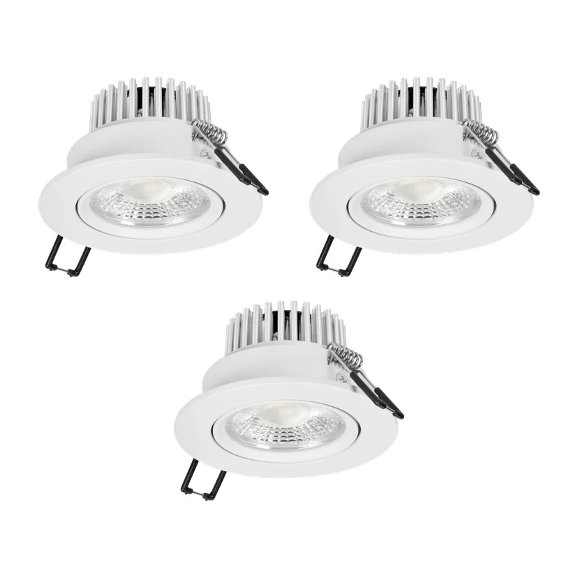Downlight 3-pk 3,6 W 255 lm IP44