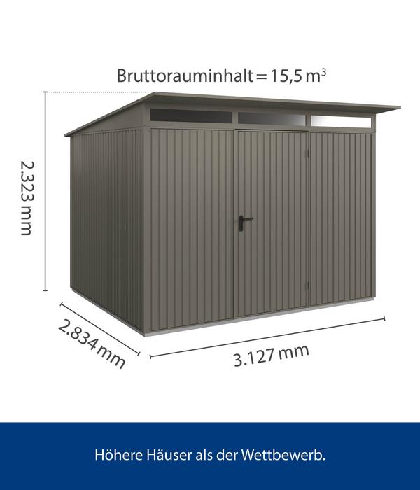 Hörmann Berry-Gerätehaus Classic-P Typ 3,