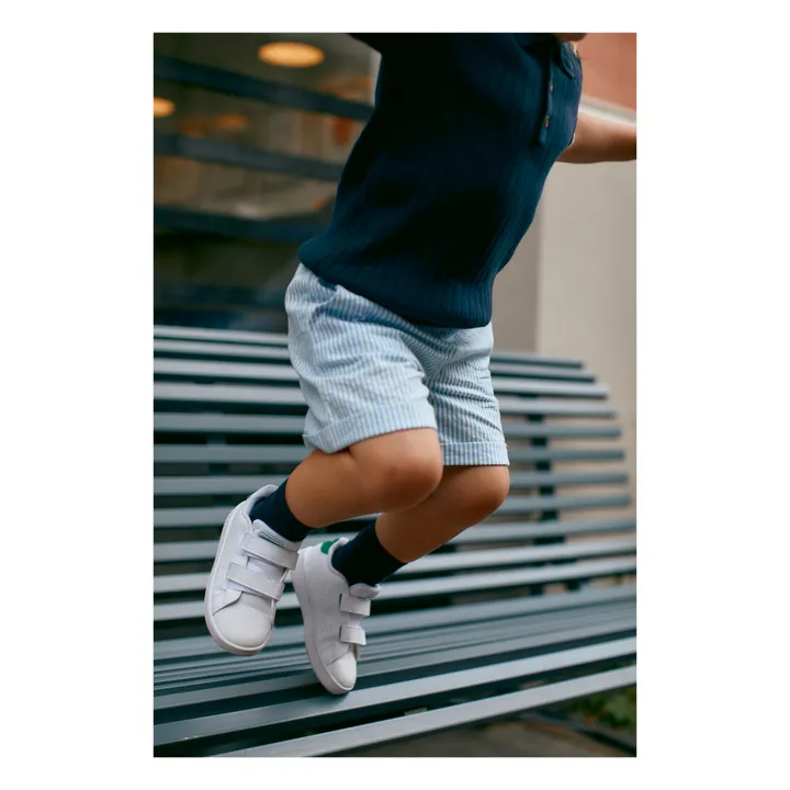 Copenhagen Colors Short Seersucker | Bleu ciel
