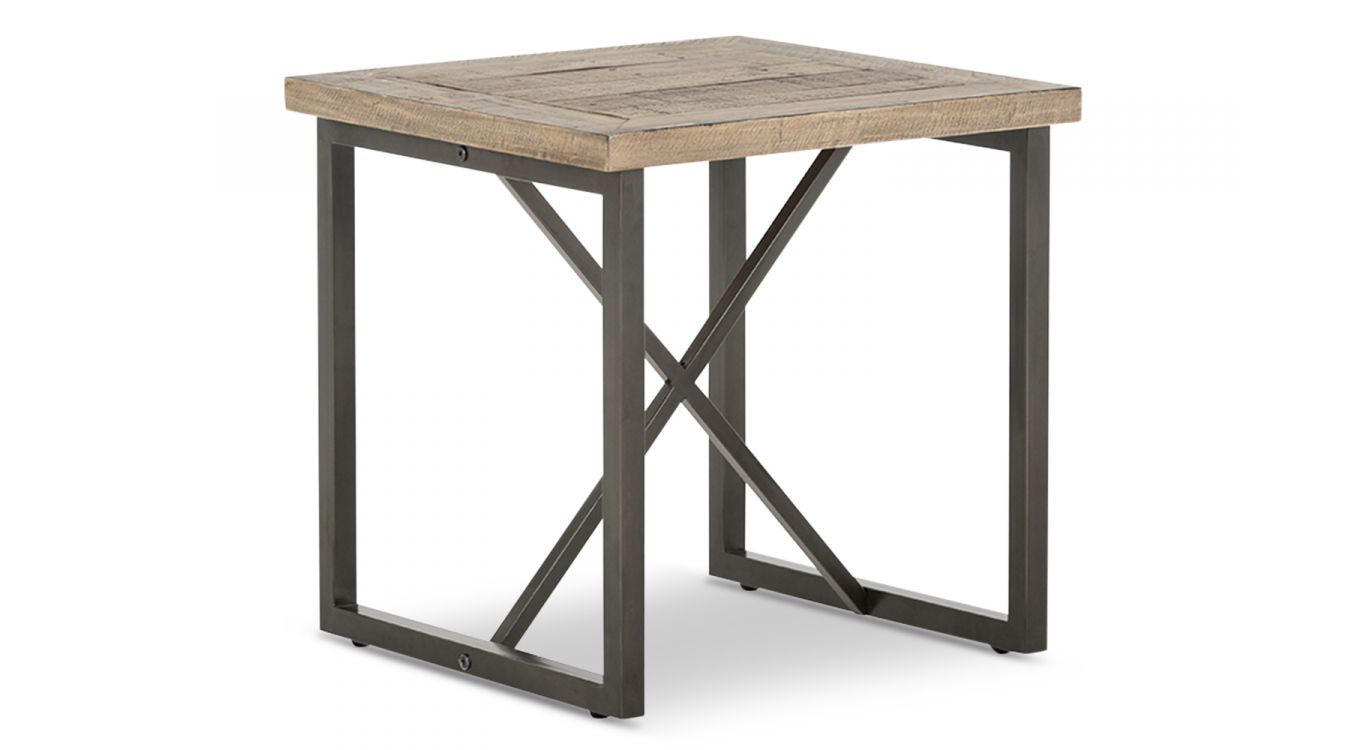 Table de chevet bois marron 55x55x55cm