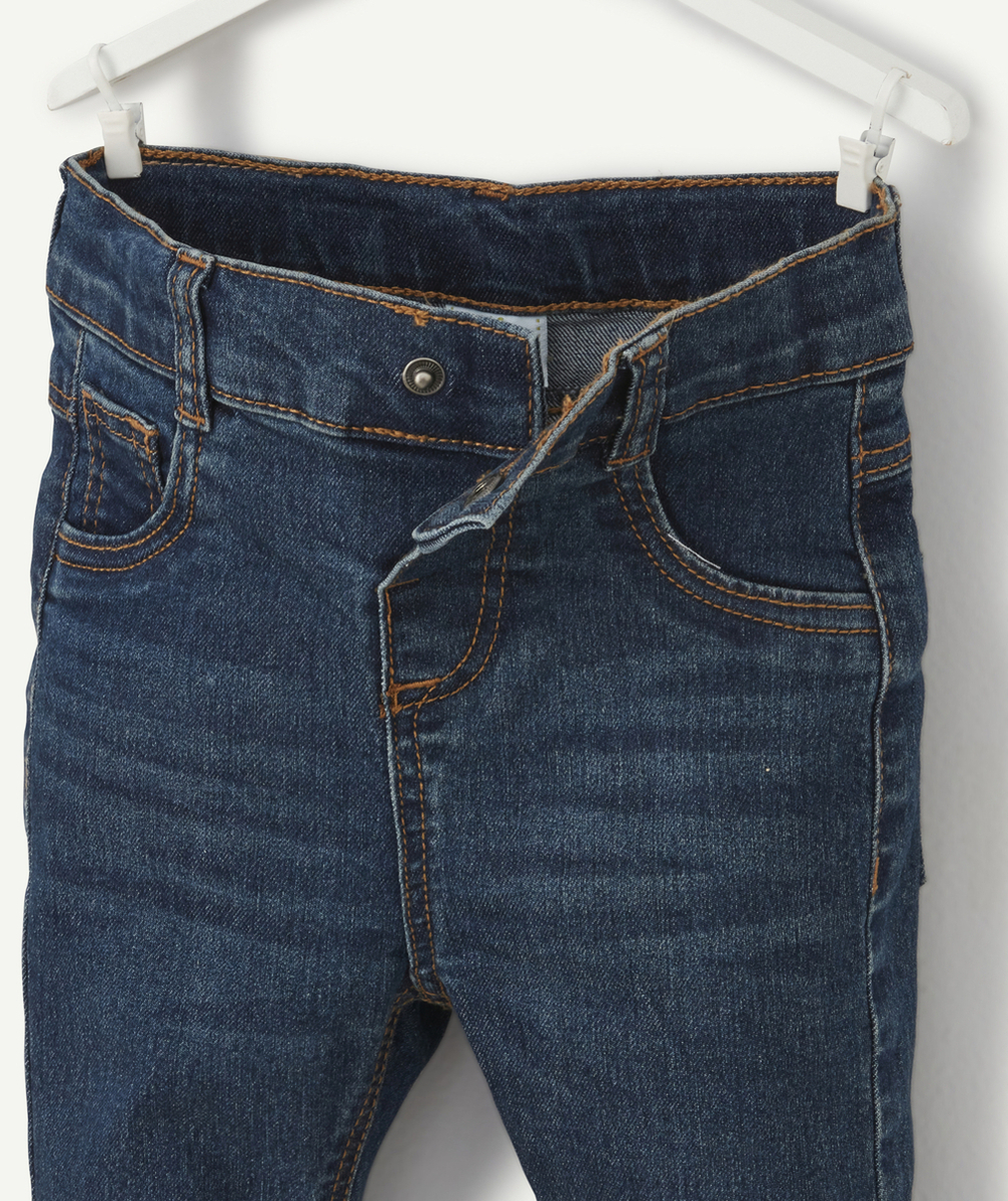 PANTALON DROIT BÉBÉ GARÇON EN JEAN BRUT LOW IMPACT