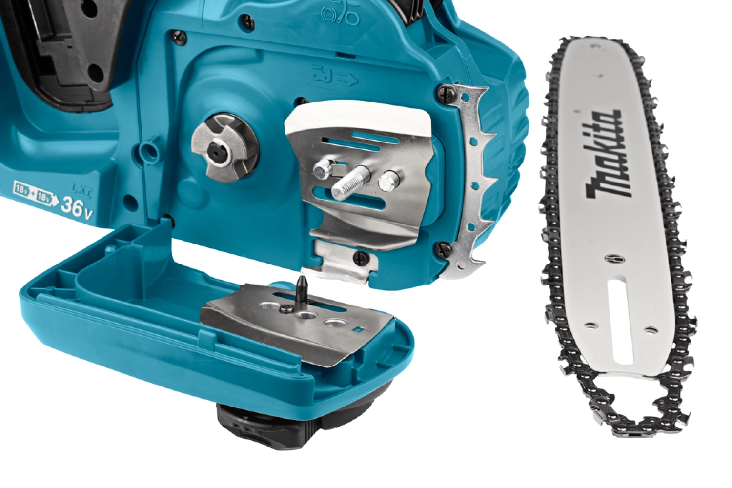 Makita DUC353PG2J 2x18V Li-Ion accu kettingzaag set (2x 6,0Ah) - 350mm