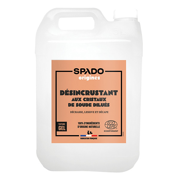 Désincrustant aux cristaux de soude gel Spado 5 L