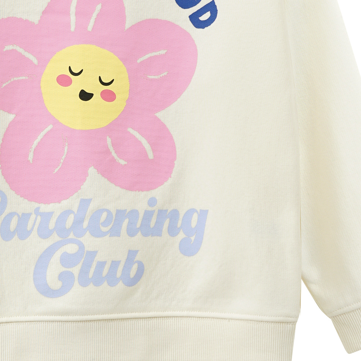 Topolino Mädchen Sweatshirt mit Blumen-Print creme