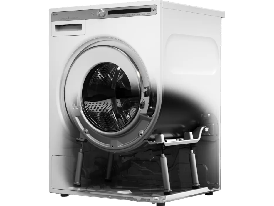 ASKO Logic W4096R.W/3 - Vaskemaskine - bredde: 59.5 cm - dybde: 58.5 cm - højde: 85 cm - frontbetjening - 60 liter - 9 kg - 1600 rpm - hvid
