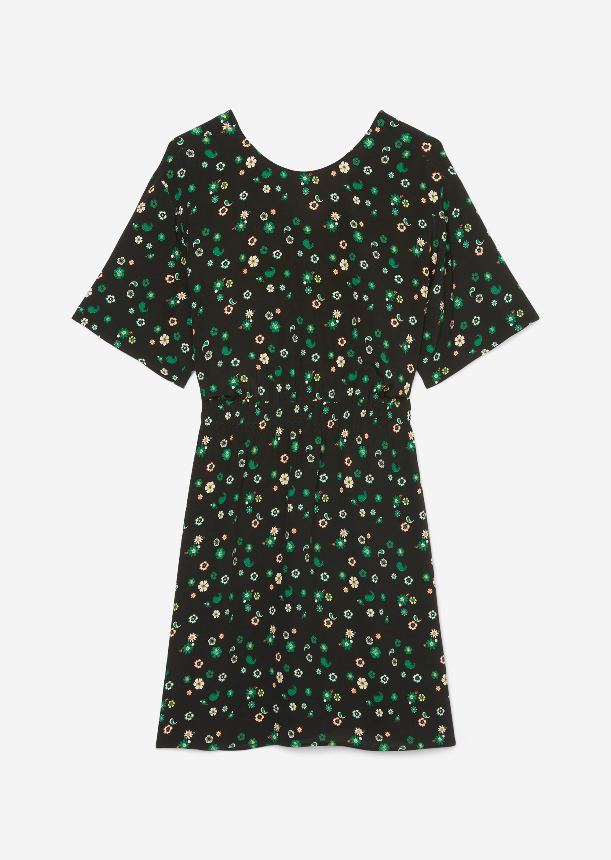 Kurzes Kleid mit Allover-Printaus LENZING™ ECOVERO™