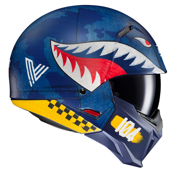 HJC - Casque i20 Vanguard Call Of Duty® MC2SF / Bleu / Jaune / Blanc / Mat