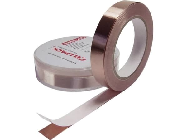 CellPack Cellpack 223578 Kobbertape Premio 2281 Kobber (L x B) 33 m x 9 mm 1 stk