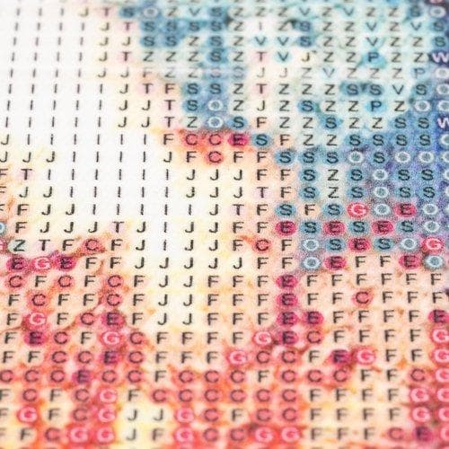 Diamantmaleri - 30x30cm - Tre