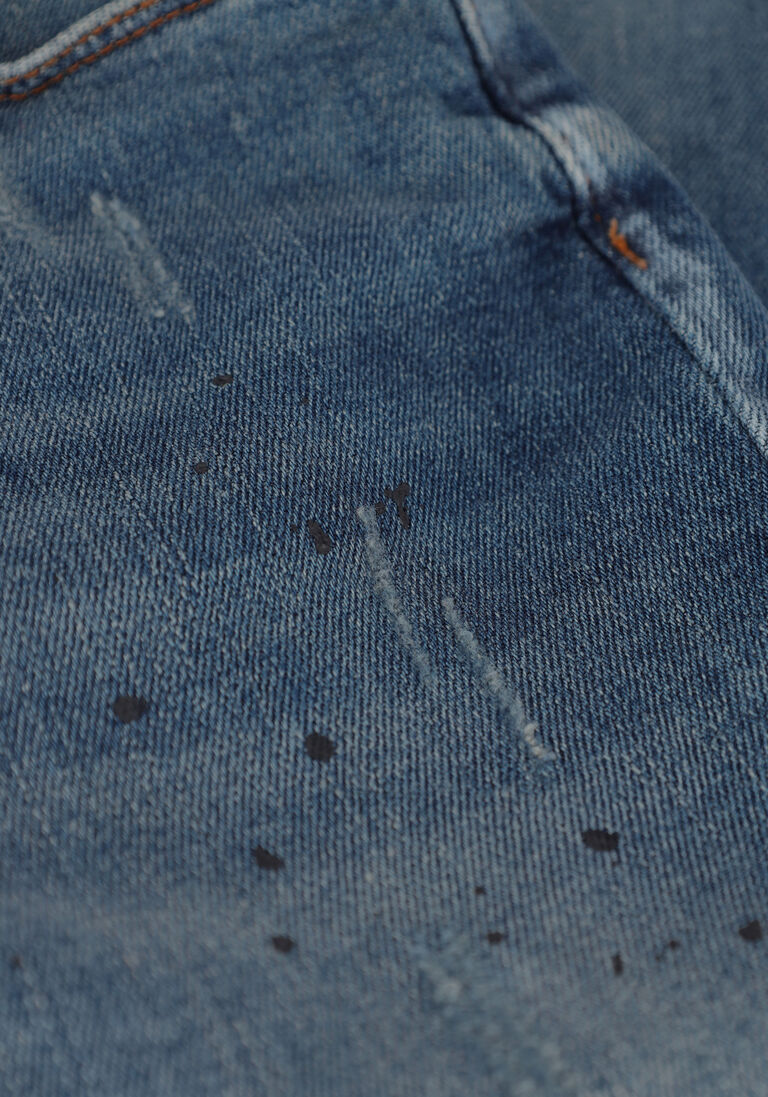 RELLIX blauwe rellix mom jeans denim mom fit paint