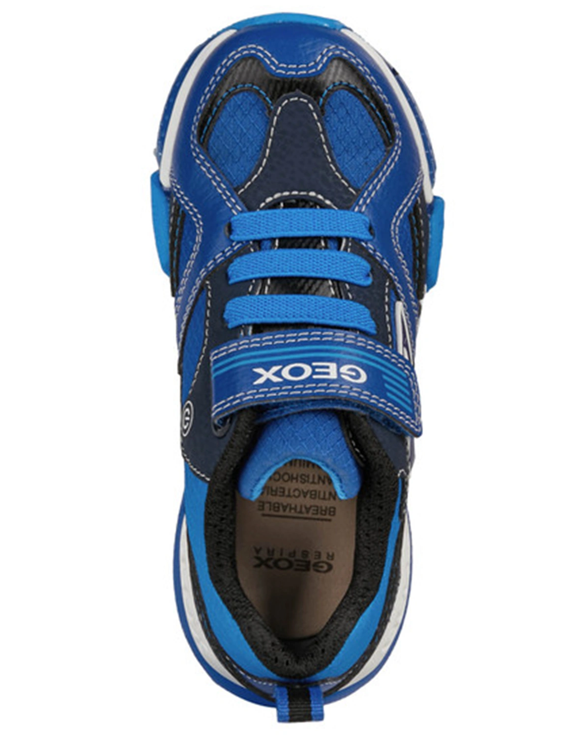Klettsneaker BAYONYC mit Blinklicht in royal/blue