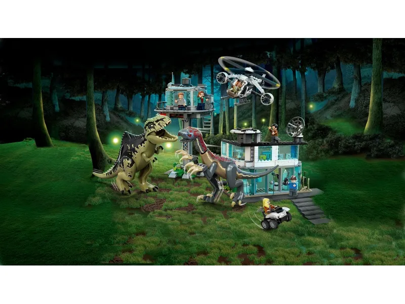LEGO Jurassic World 76949 Giganotosaurus og therizinosaurus-angreb