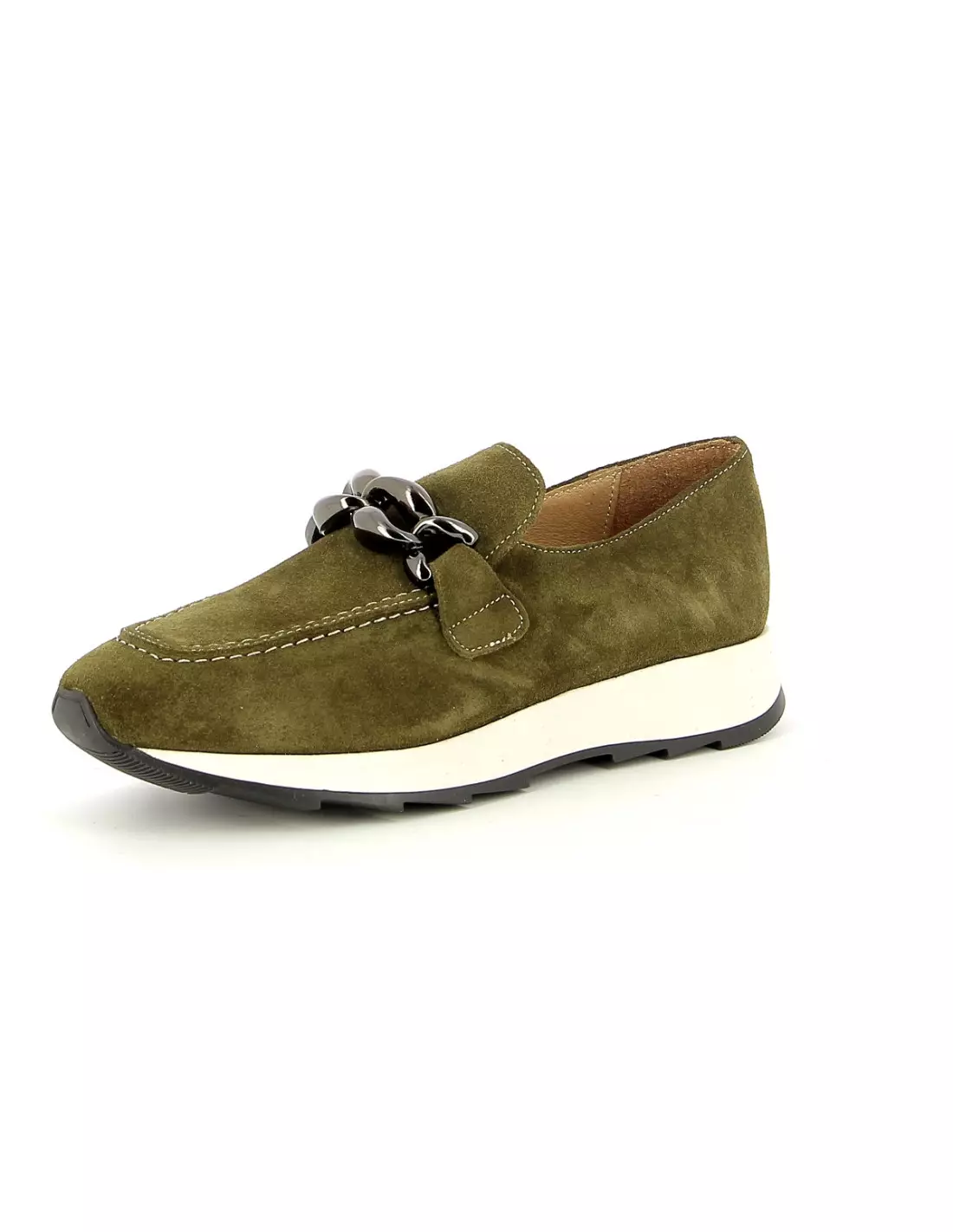 ROSEMETAL FREIX - Mocassins & bateaux Kaki