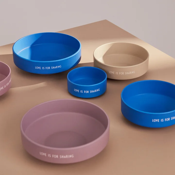 Design Letters - Snack Schale, Happy / yellow