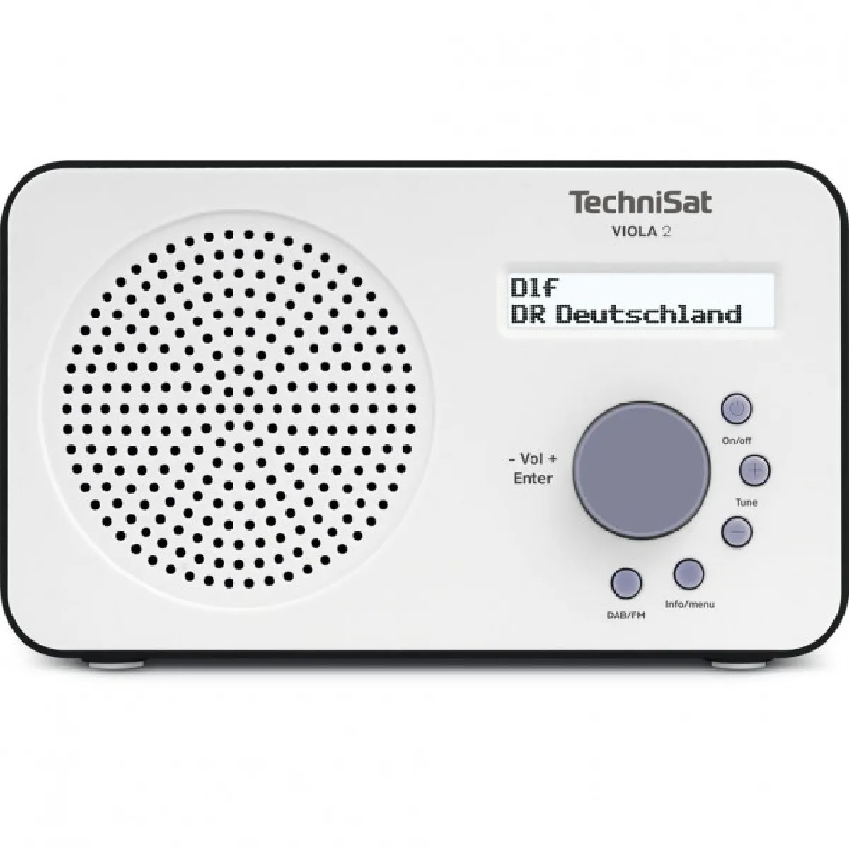 Technisat VIOLA 2 DAB Blanc/Noir