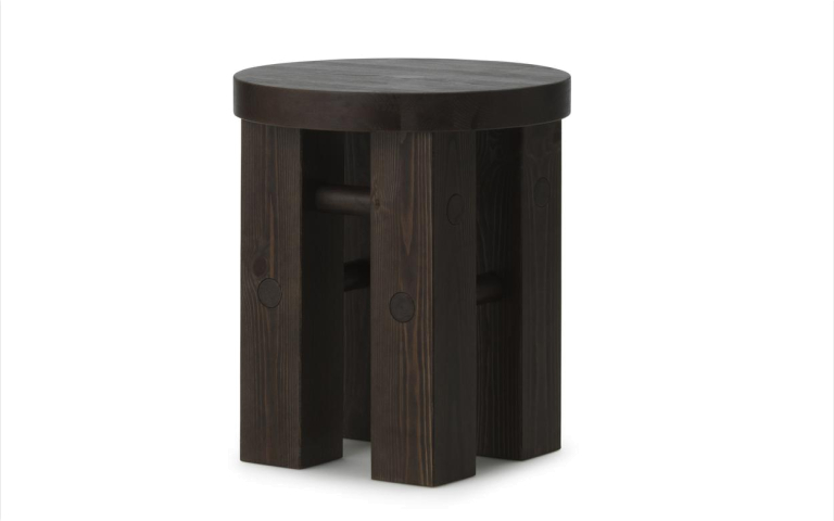 Normann Copenhagen Fyr kruk donkerbruin