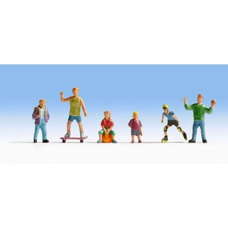 NOCH Spielende Kinder, 6 Stück