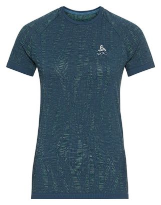 Maillot Manches Courtes Femme Odlo Blackcomb Light Bleu