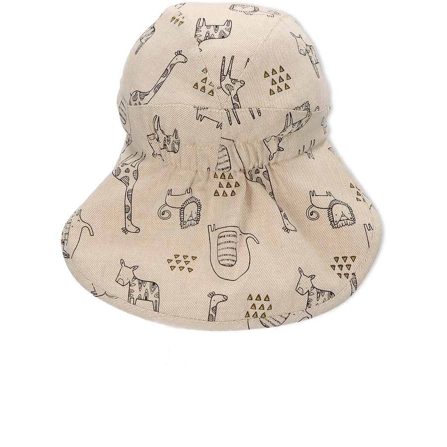 Sterntaler Schirmmütze mit Nackenschutz Safari beige