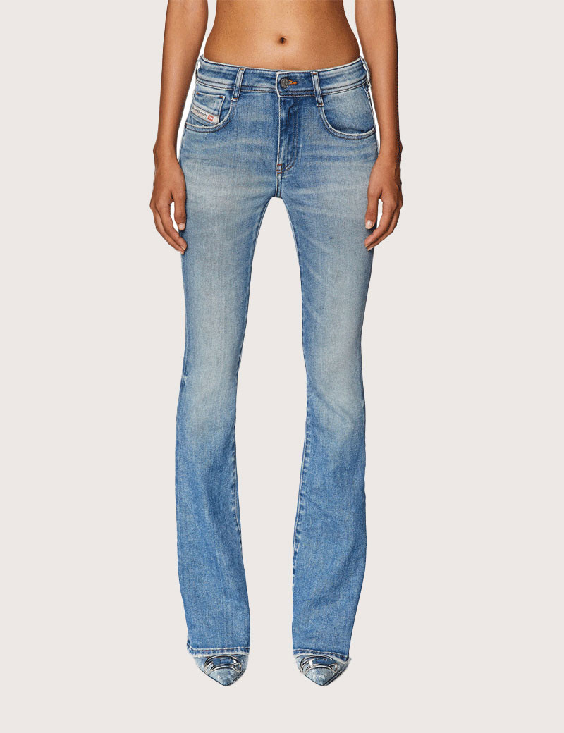 DIESEL JEAN FEMME BLEU EBBEY 9G70 DÉLAVÉ
