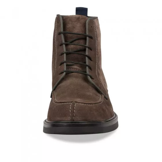 Bottines GRIS DENIM SIDE CUIR