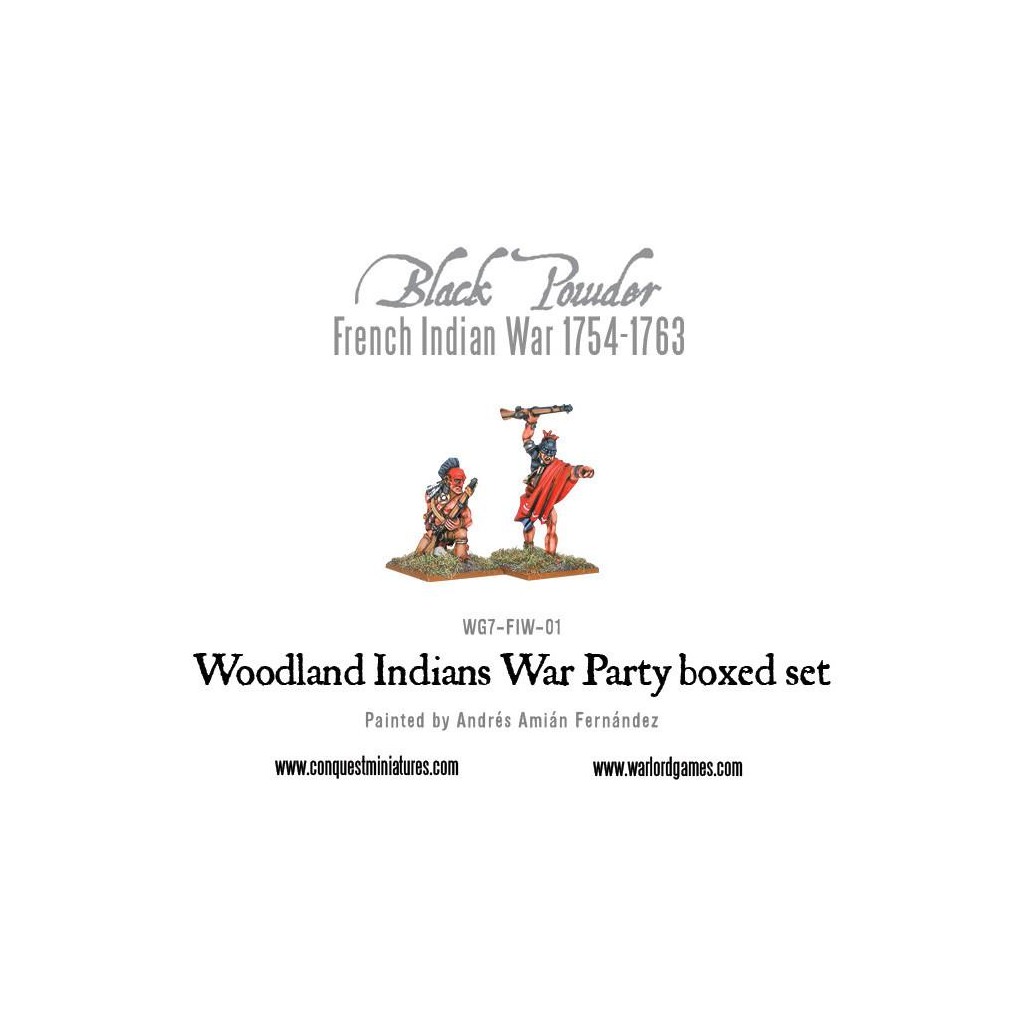 French Indian War 1754-1763: Woodland Indians War Party