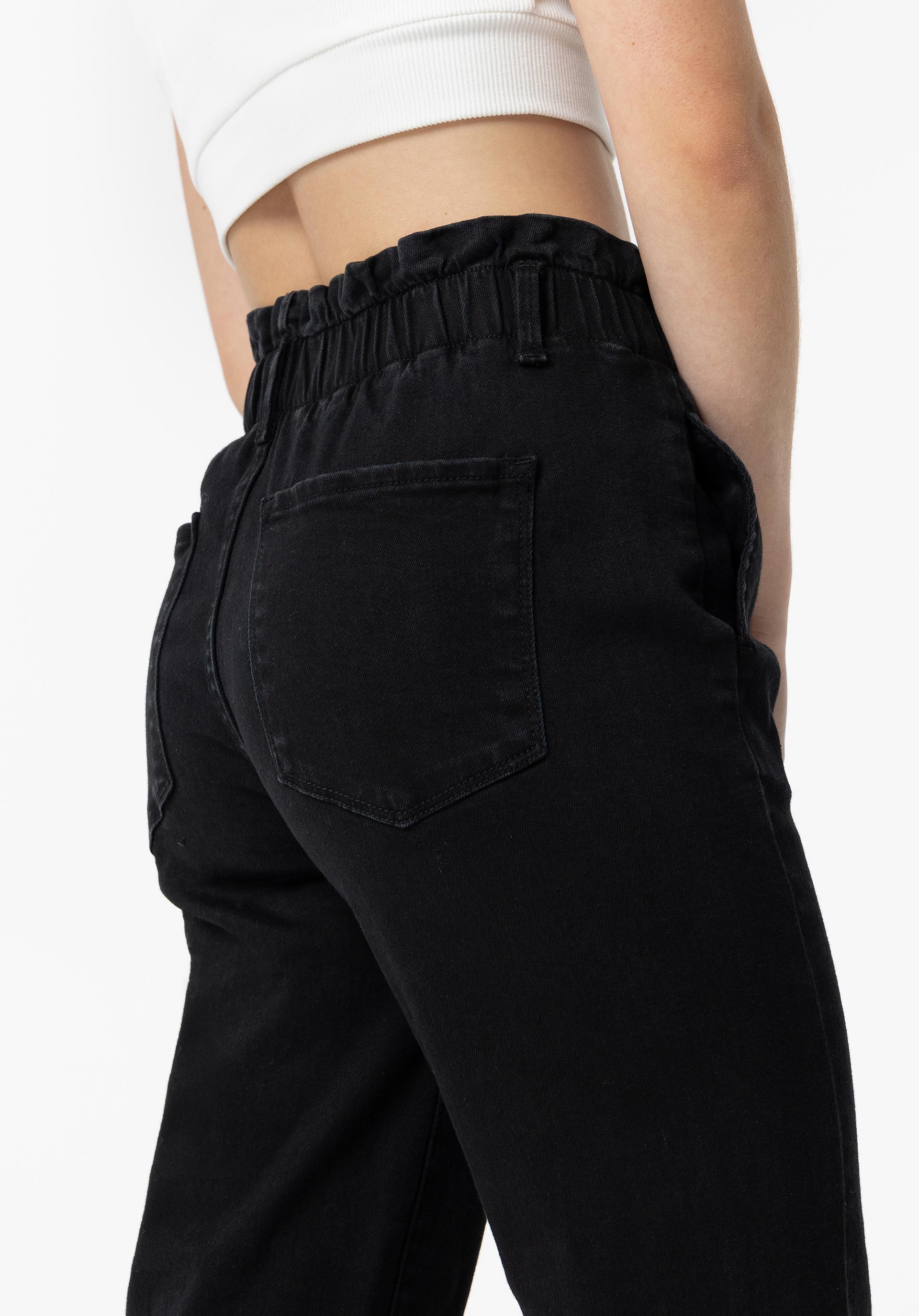 Jeans Millie Paperbag Cintura Alta