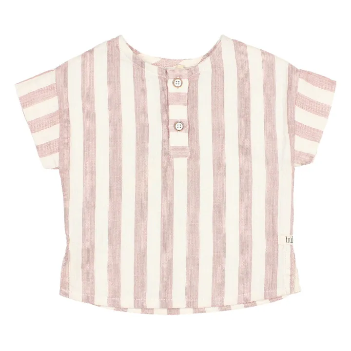 Búho Kurta Rayée Mousseline Bébé | Terracotta