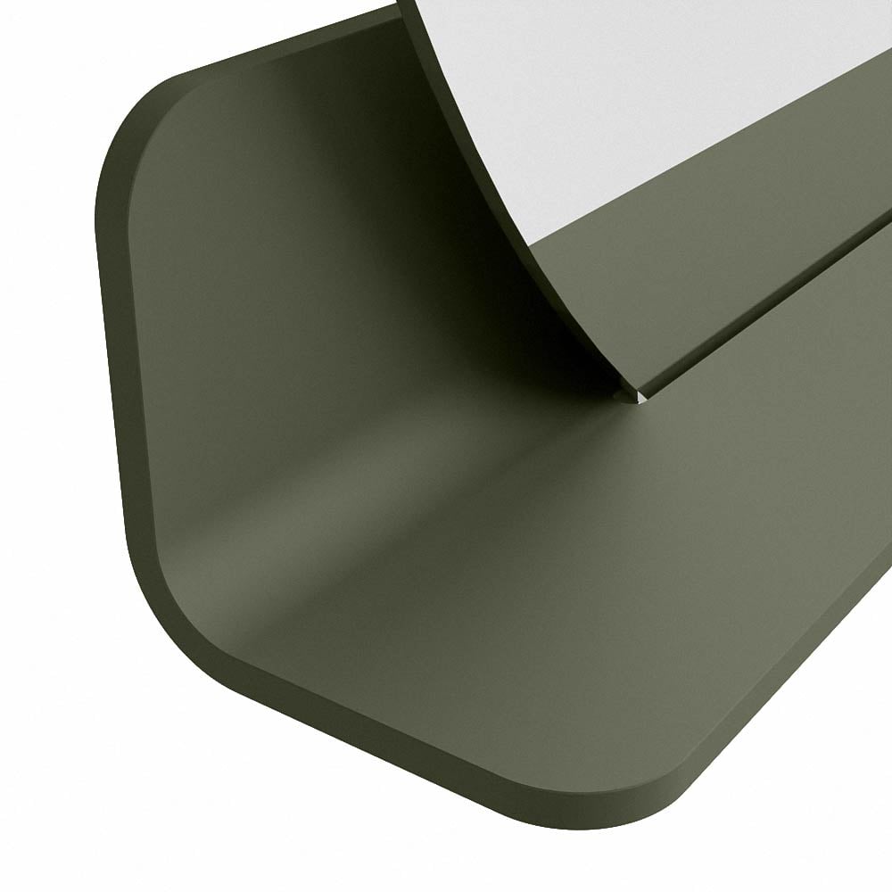 Mondiaz Spot spiegel rond Ø90cm met planchet army