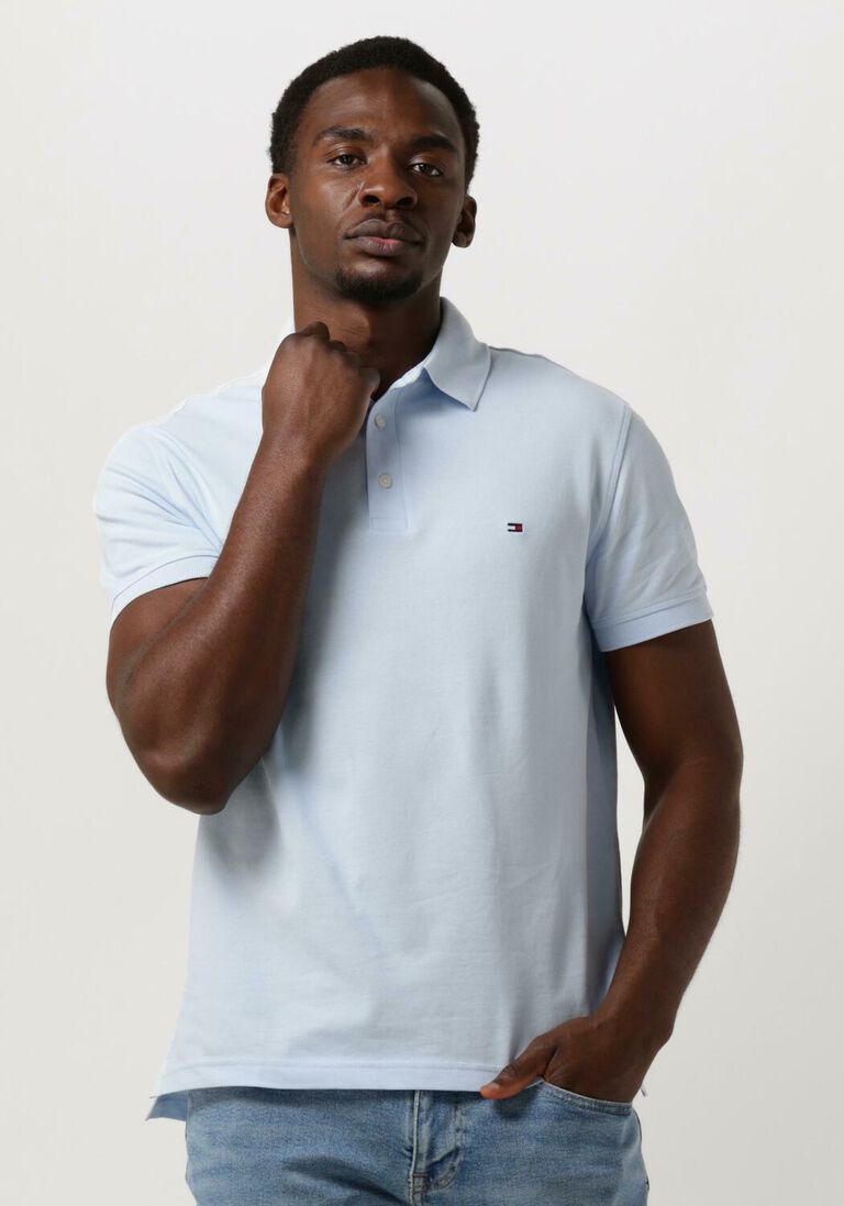 TOMMY HILFIGER lichtblauwe tommy hilfiger polo 1985 slim polo