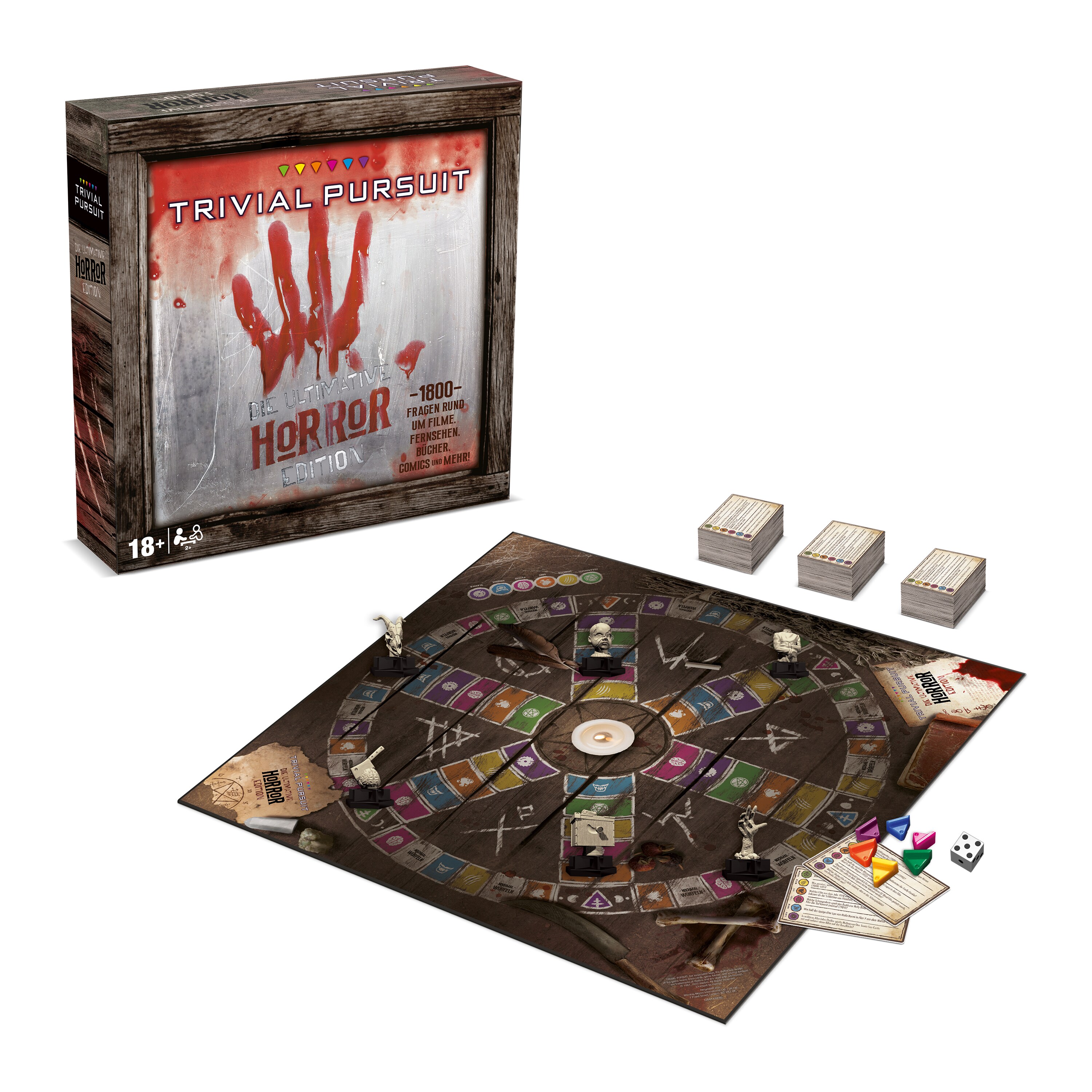 Trivial Pursuit - Horror XL Wissens Spiel Quiz Ratespiel Gesellschaftsspiel deutsch