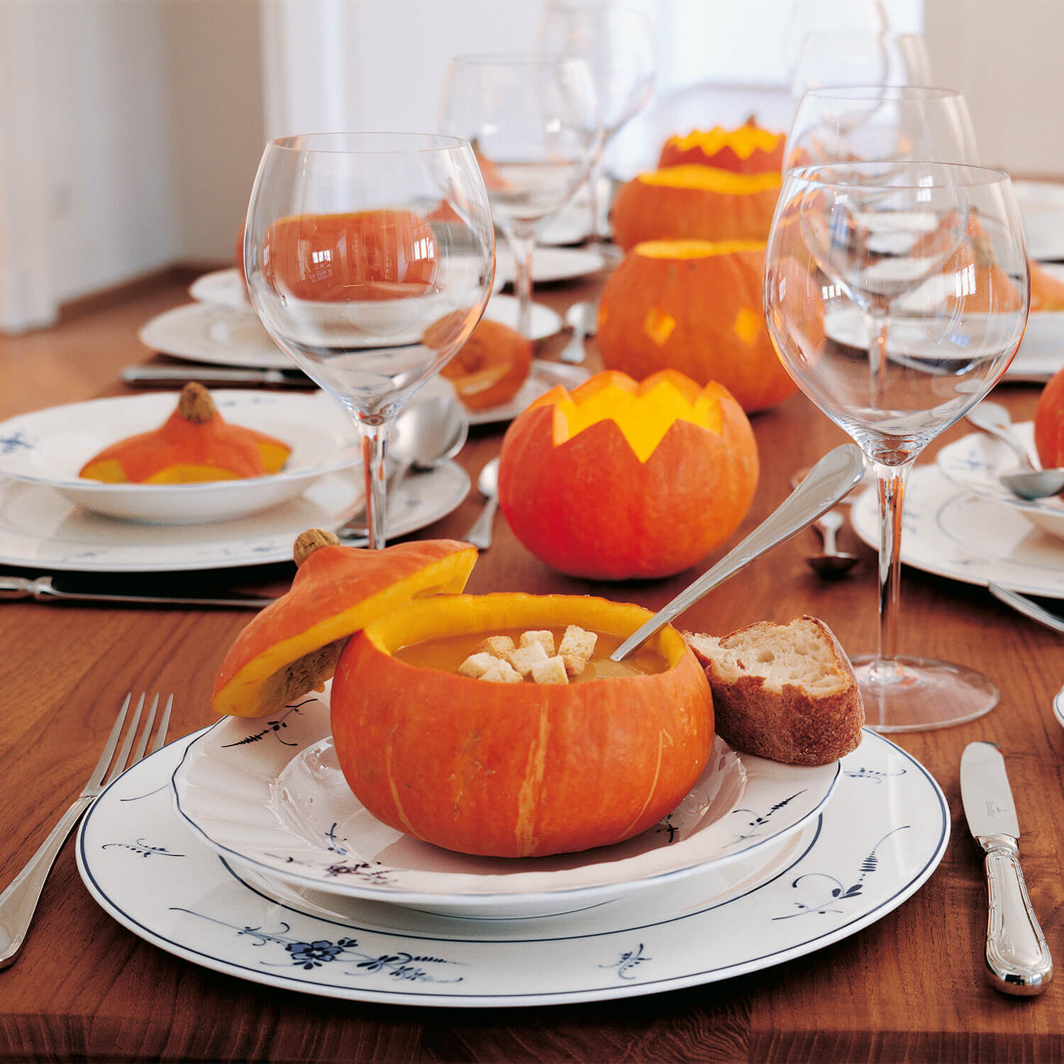 Vieux Luxembourg Soup bowl White, 9'', Premium Porcelain