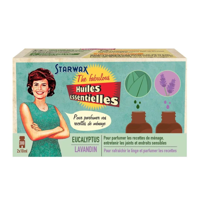 Huiles essentielles lavandin 10 ml et eucalyptus 10 ml The fabulous St