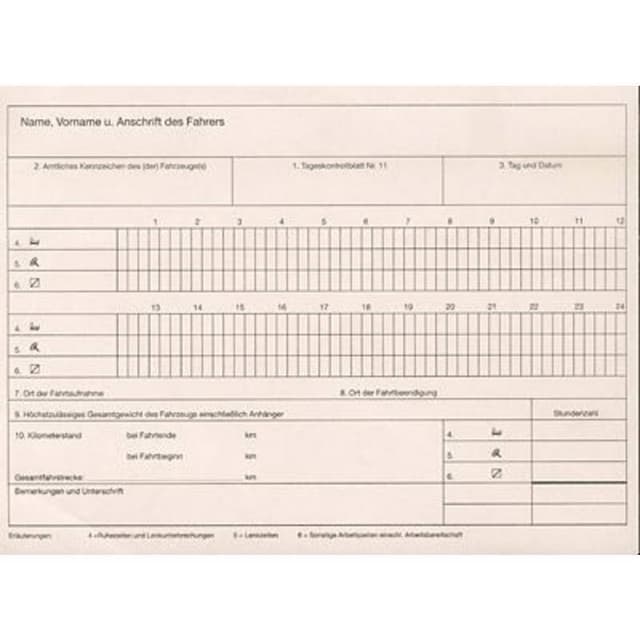 RNK Verlag 3095 DIN A5 tværformat Kørselsbog Antal blade: 32 Hvid 32 Blad