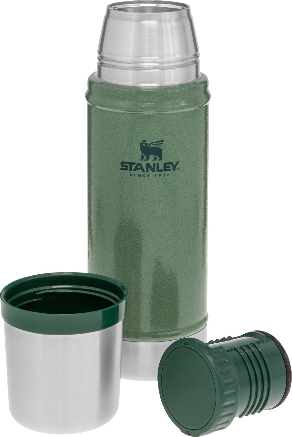 Classic Termos - 0.47 Liter Hammertone Green