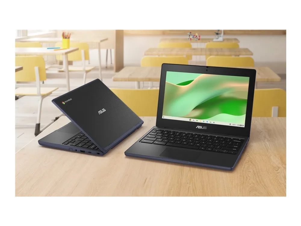 ASUS Chromebook CR11 CR1104CGA-N00088 - 180° hængselsdesign - Intel N-series - N100 / op til 3.4 GHz - Chrome OS - UHD Graphics - 4 GB RAM - 32 GB eMMC - 11.6