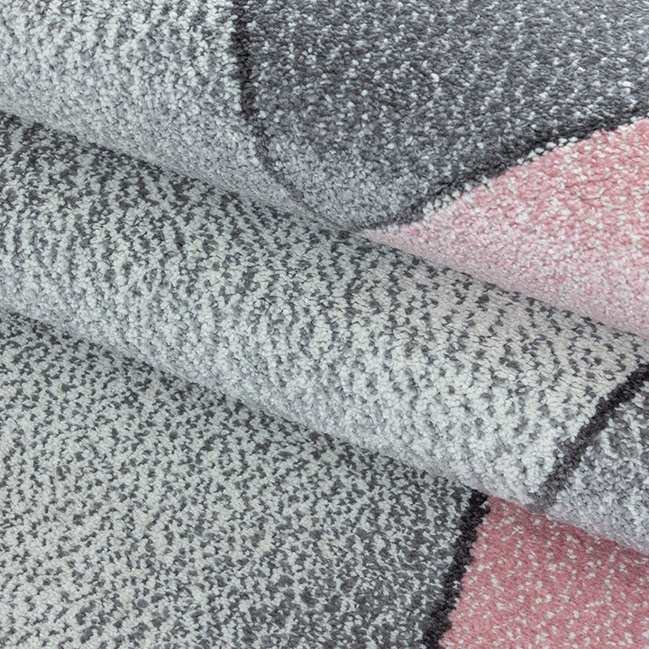 Modern Vloerkleed - Brick Roze 1120 | Stijlvol design
